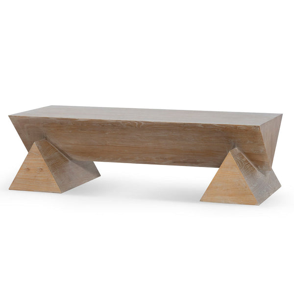 1.52m Elm Coffee Table - Natural