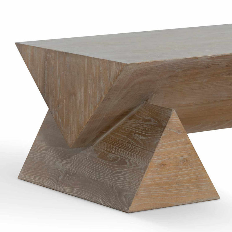 1.52m Elm Coffee Table - Natural