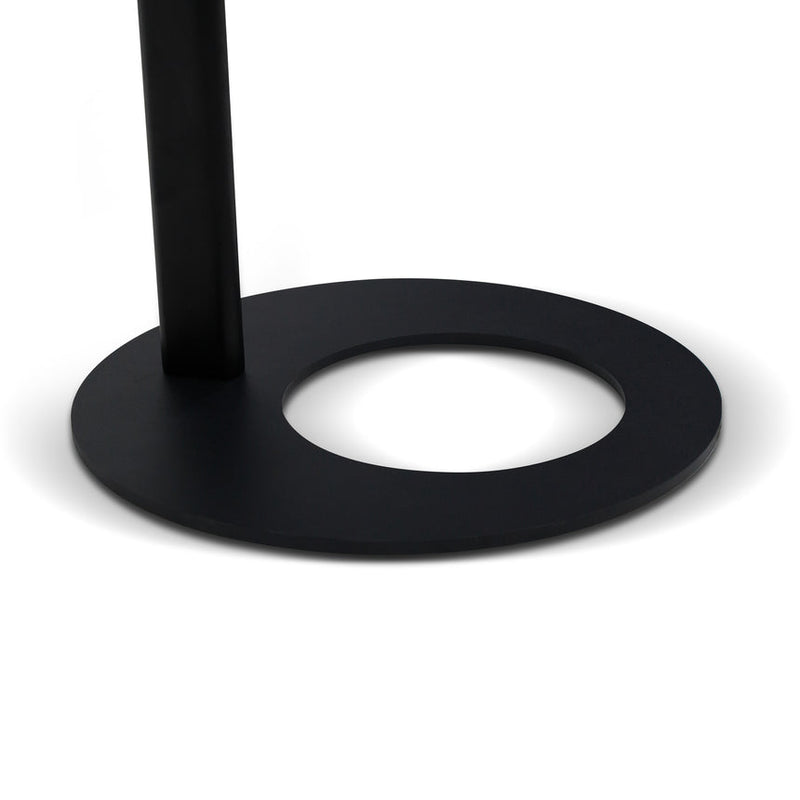 50cm Wooden Side Table - Full Black