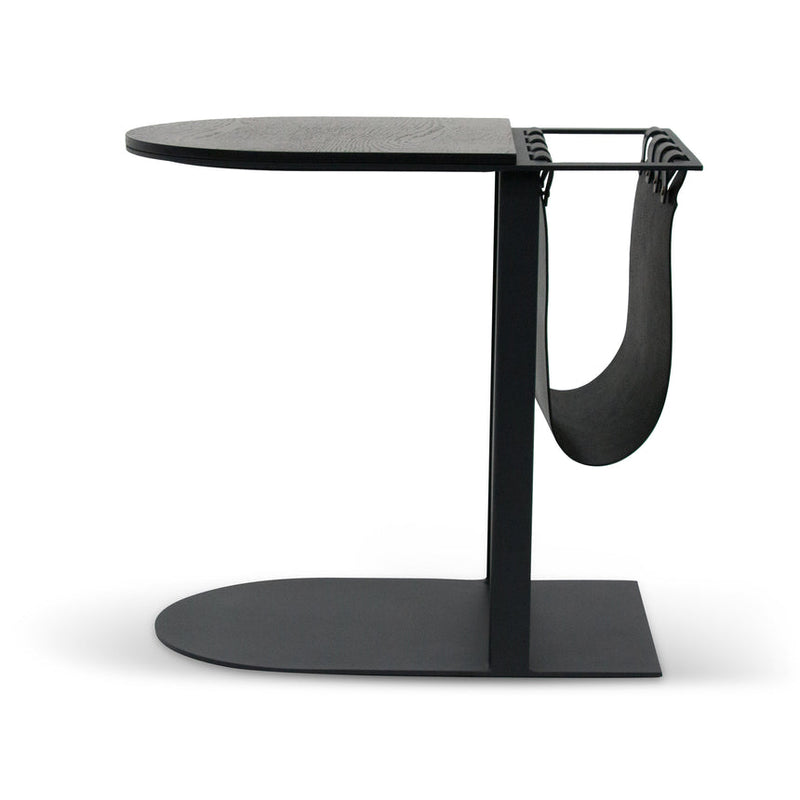 55cm Side Table - Full Black