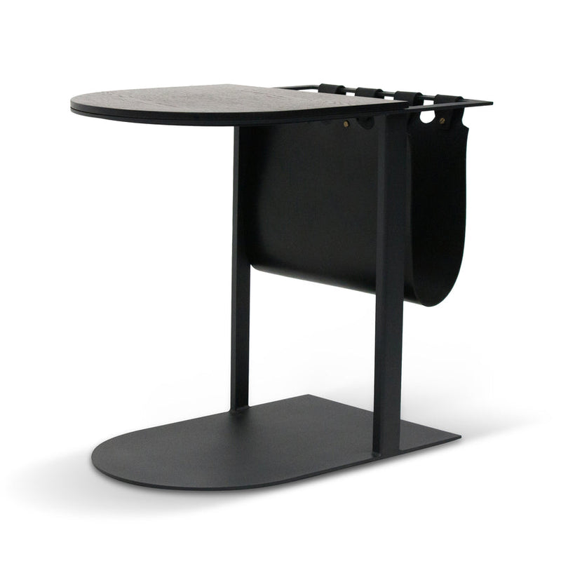 55cm Side Table - Full Black