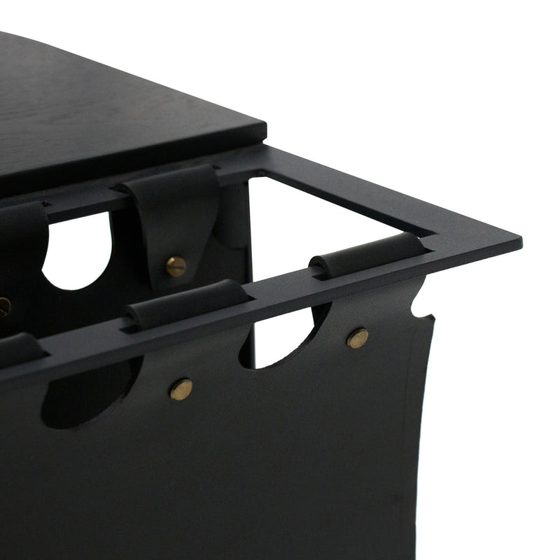 55cm Side Table - Full Black