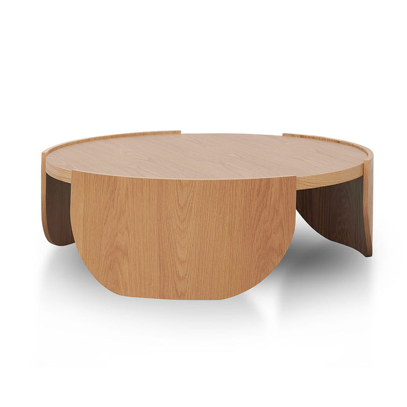 1.1m Round Coffee Table - Natural