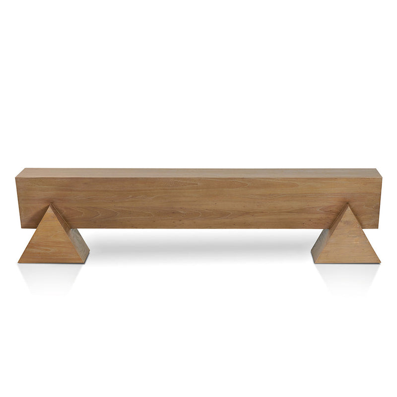 1.9m Elm Bench - Natural