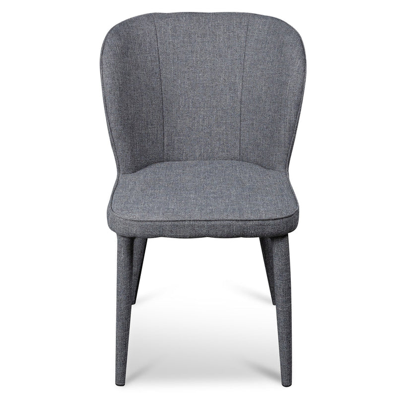 Fabric Dining Chair - Dark Grey