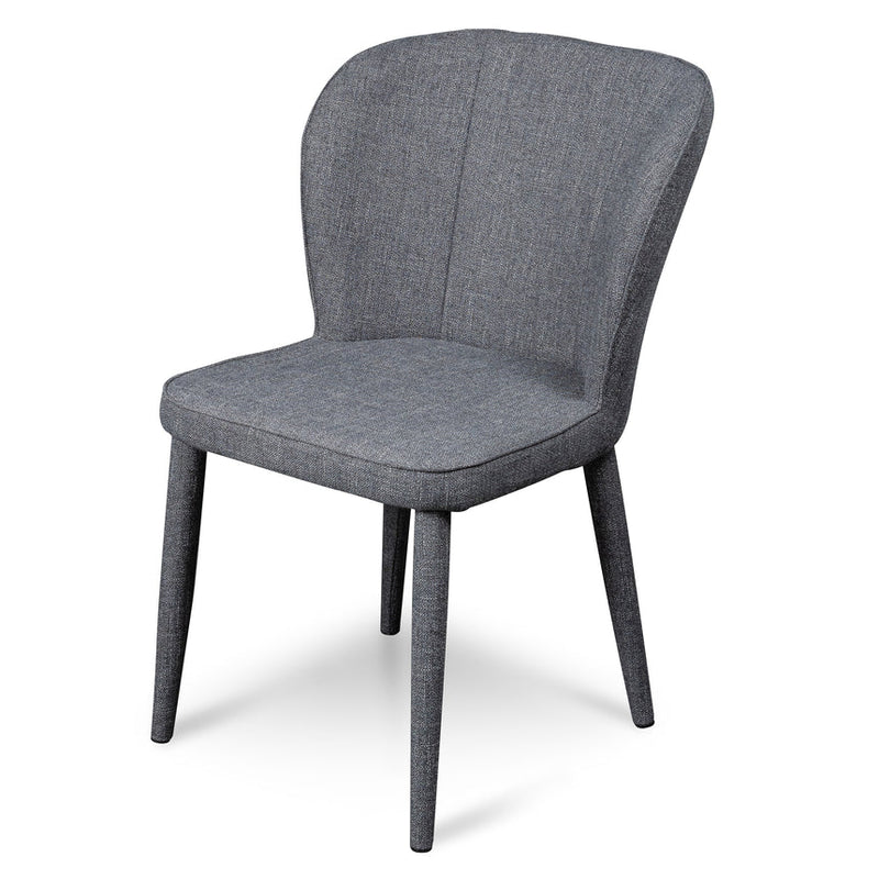 Fabric Dining Chair - Dark Grey