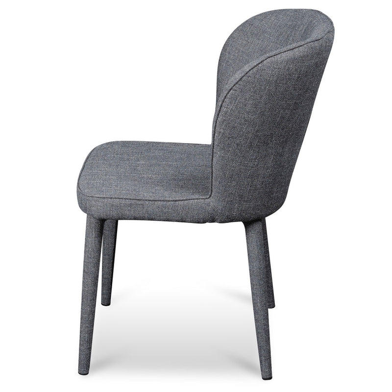 Fabric Dining Chair - Dark Grey