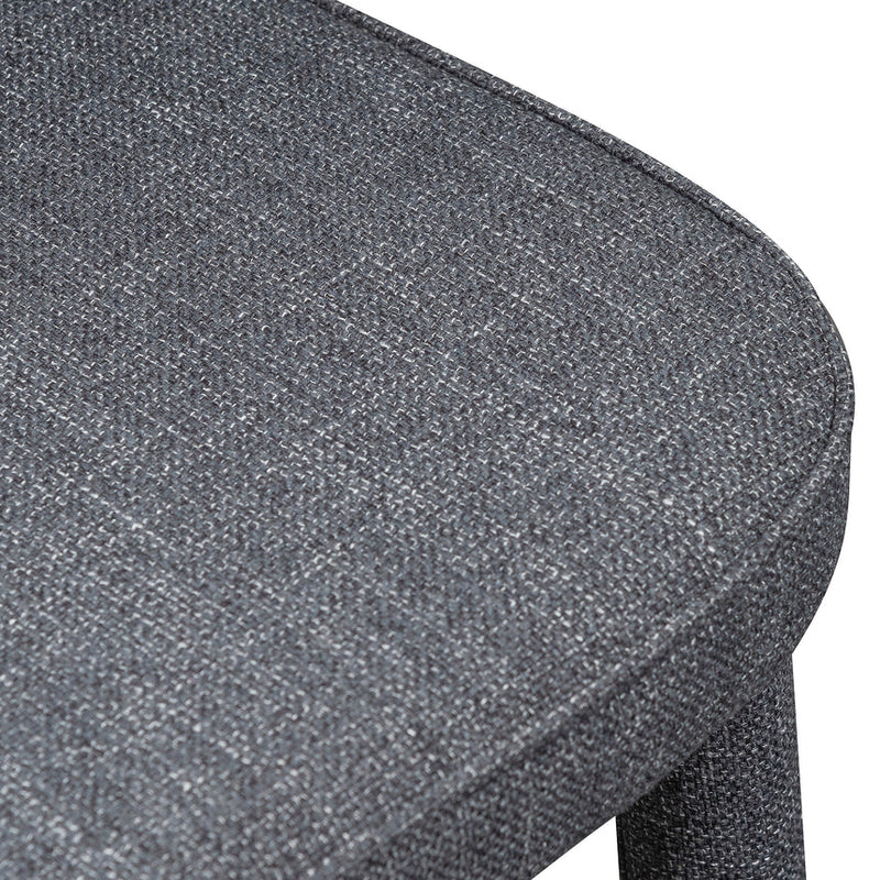 Fabric Dining Chair - Dark Grey