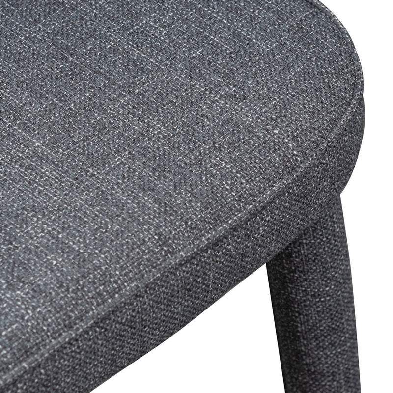 Fabric Dining Chair - Dark Grey