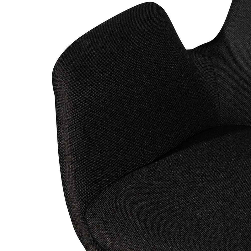 Fabric Dining Chair – Black (Set of 2)