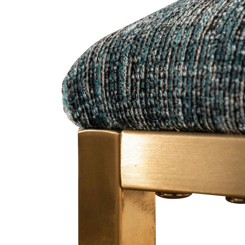 Emerald Green Occasional Chair - Brushed Gold Base