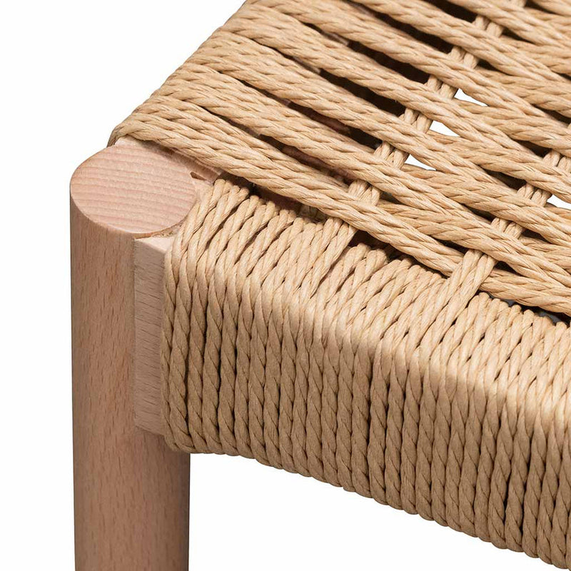 Rope Seat Dining Chair - Natural (Set of 2)