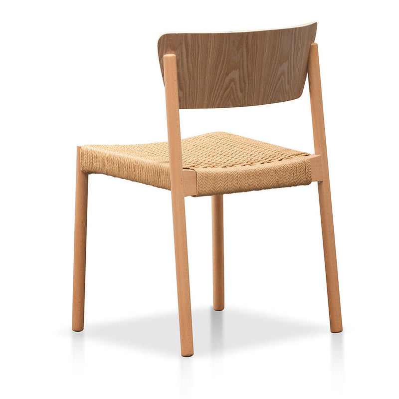 Rope Seat Dining Chair - Natural (Set of 2)