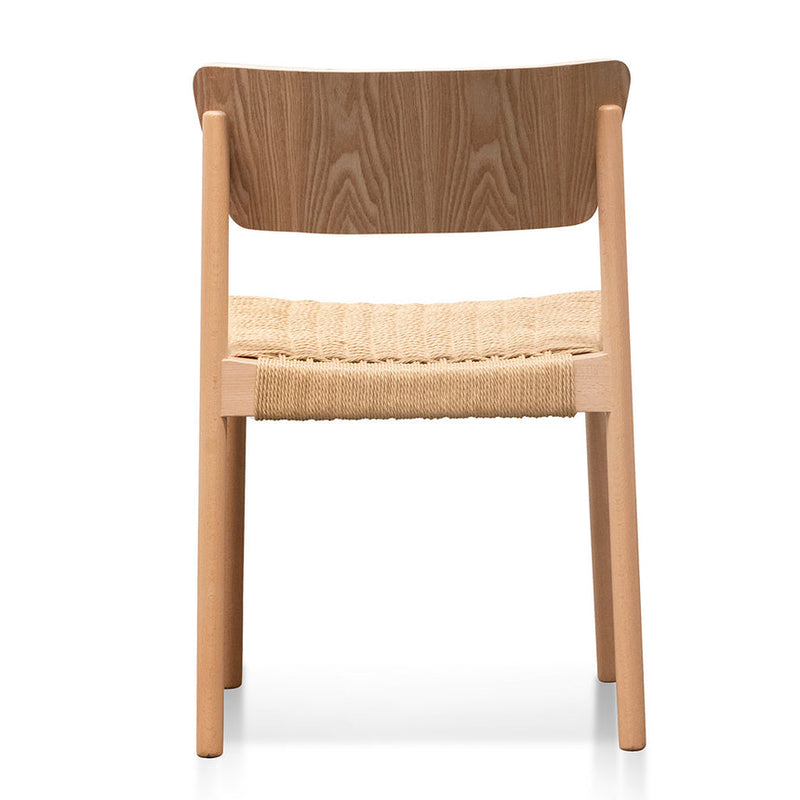 Rope Seat Dining Chair - Natural (Set of 2)