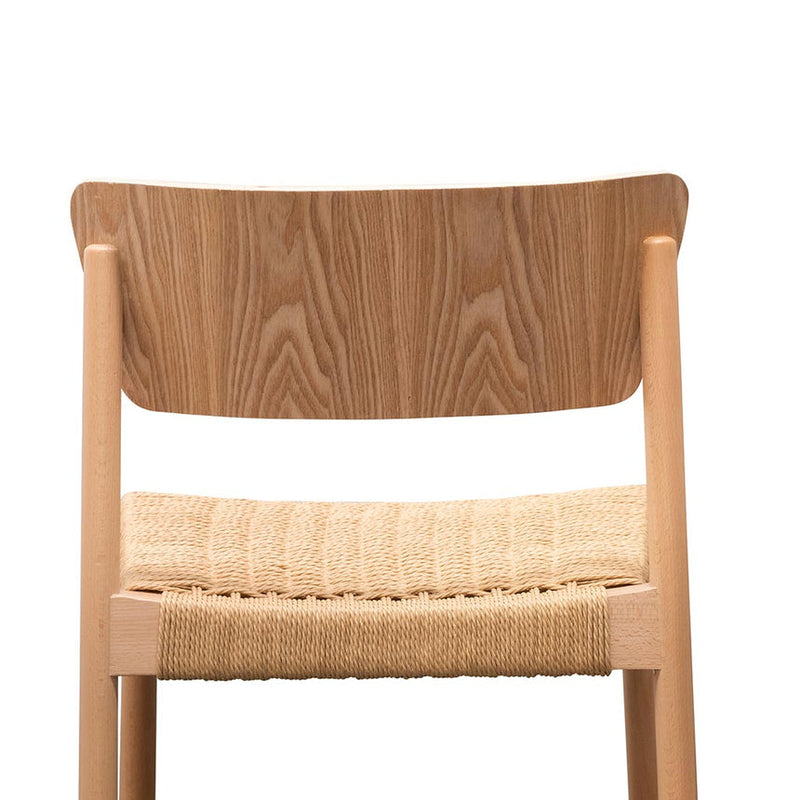 Rope Seat Dining Chair - Natural (Set of 2)