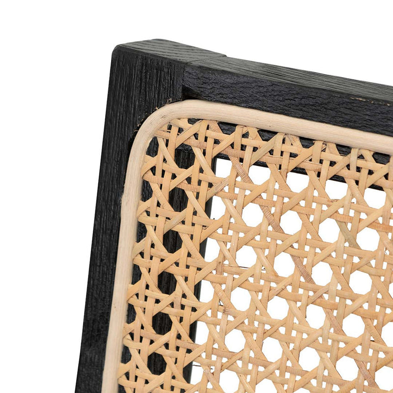 Rattan Dining Chair - Black