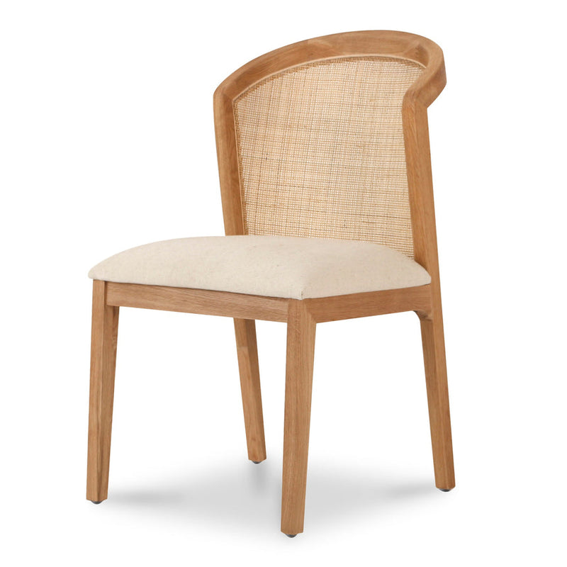 Black ELM Dining Chair - Light Beige