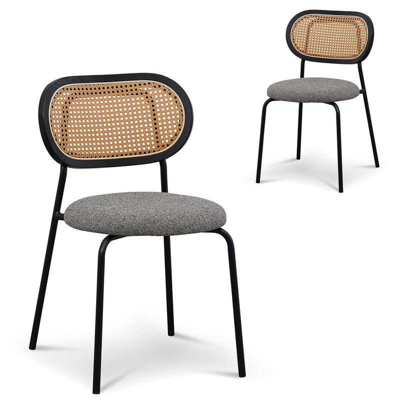 Dining Chair - Spec Charcoal (Set of 2)