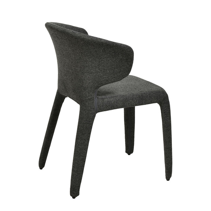 Fabric Dining Chair - Charcoal Grey (Set of 2)