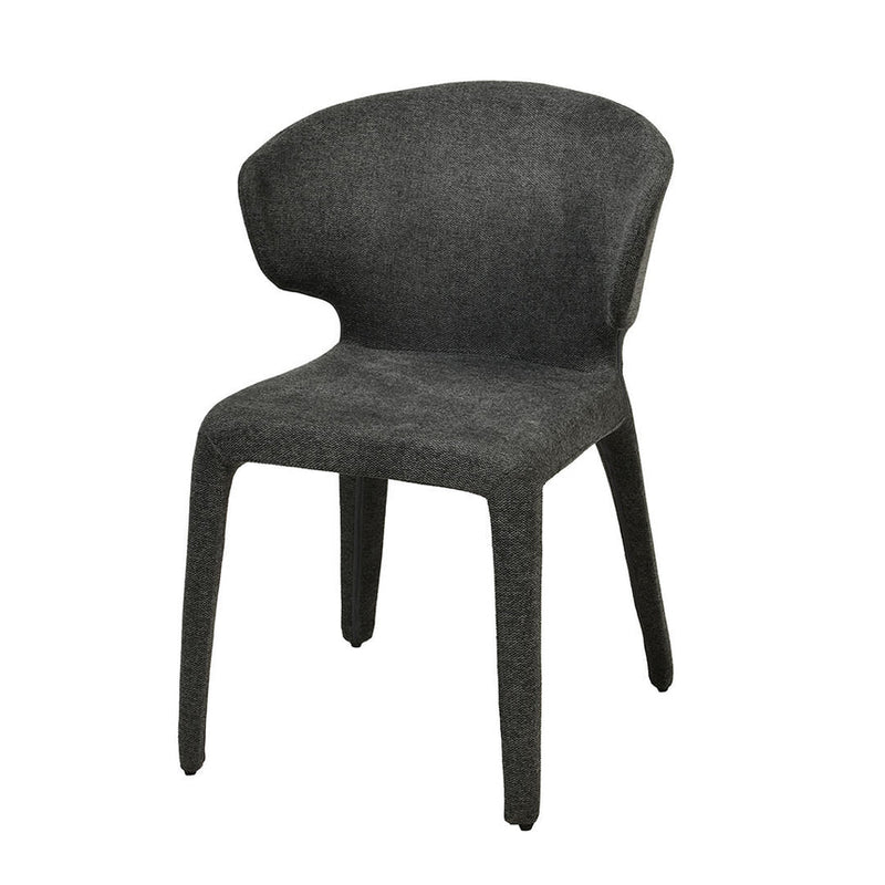 Fabric Dining Chair - Charcoal Grey (Set of 2)