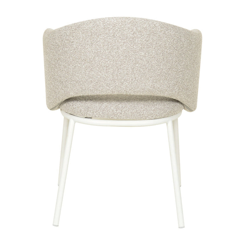 White Dining Chair - Clay Grey