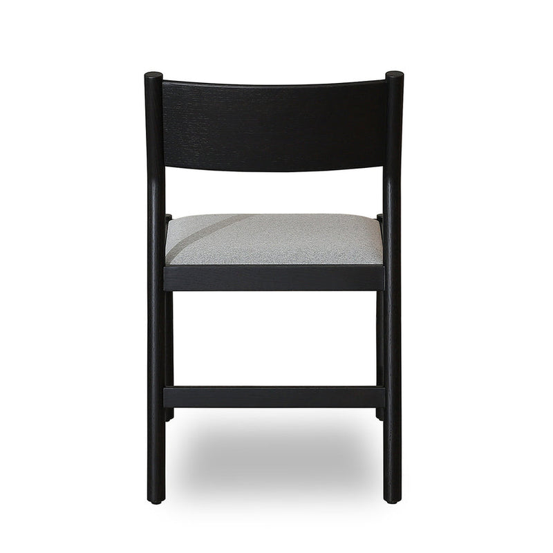 x2 Mirit Black Dining Chair - Moon Grey (Set of 2)