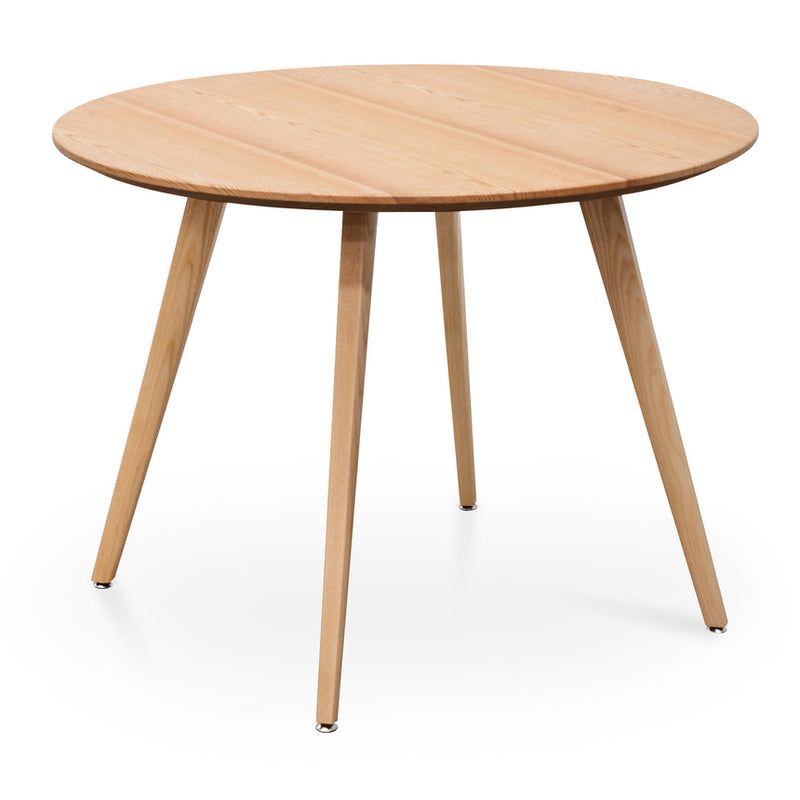 100cm Round Dining Table - Natural