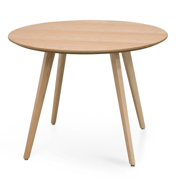 100cm Round Dining Table - Natural