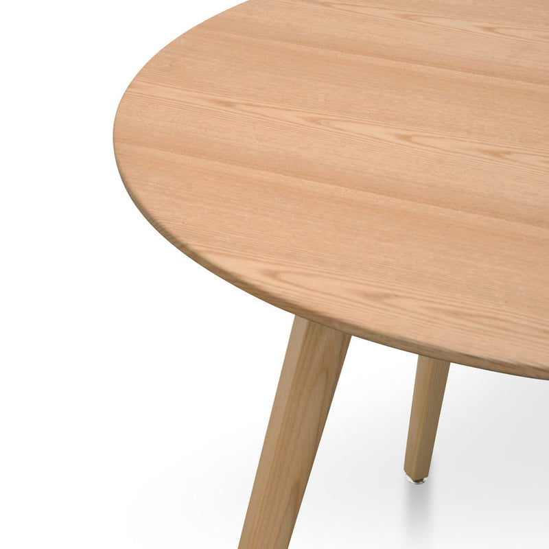 100cm Round Dining Table - Natural