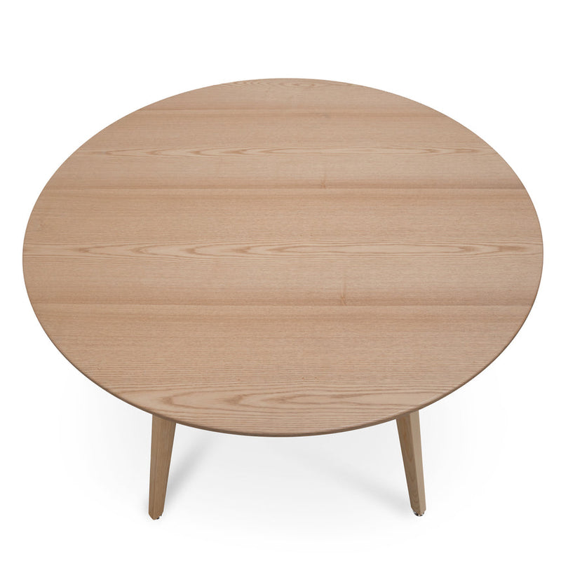 100cm Round Dining Table - Natural