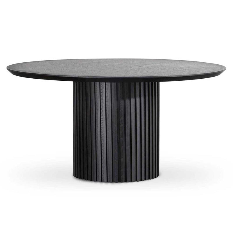 1.5m Wooden Round Dining Table - Natural