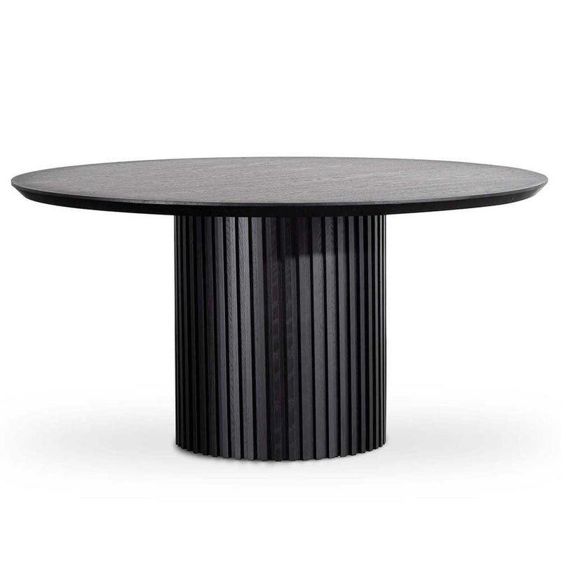 1.5m Wooden Round Dining Table - Natural