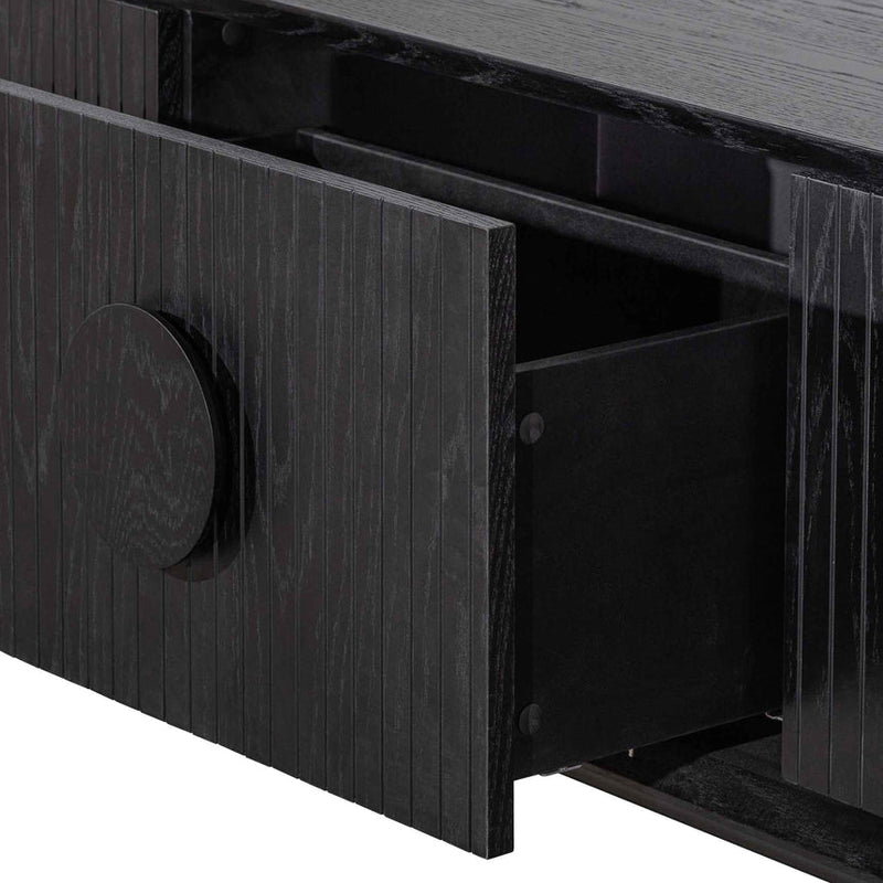 1.8m Console Table - Black