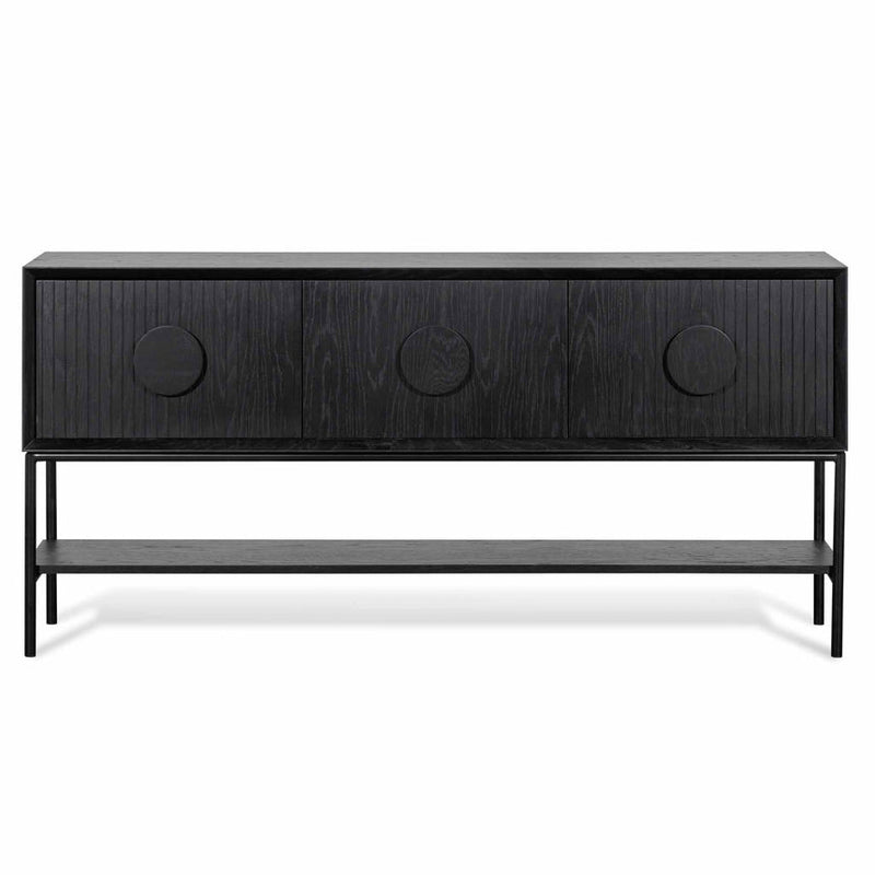 1.8m Console Table - Black