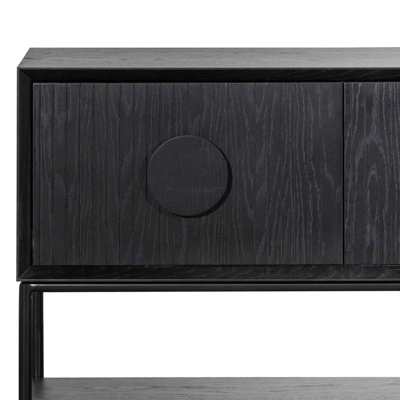 1.8m Console Table - Black