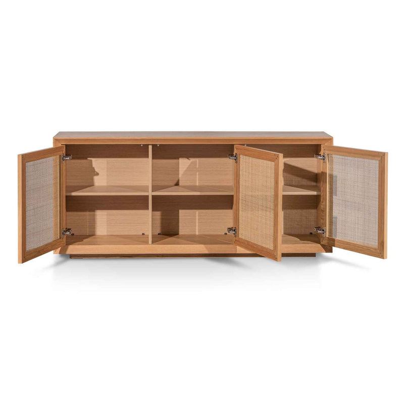 Rattan Doors 1.8m Buffet Unit - Natural