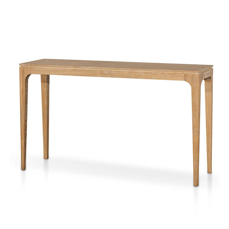 1.4m Oak Console Table - Natural