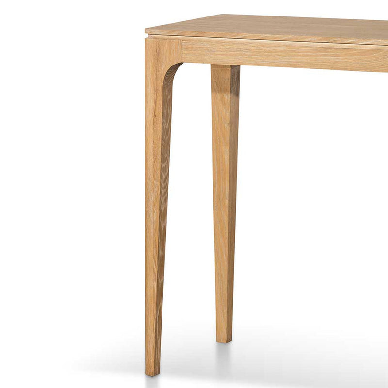 1.4m Oak Console Table - Natural