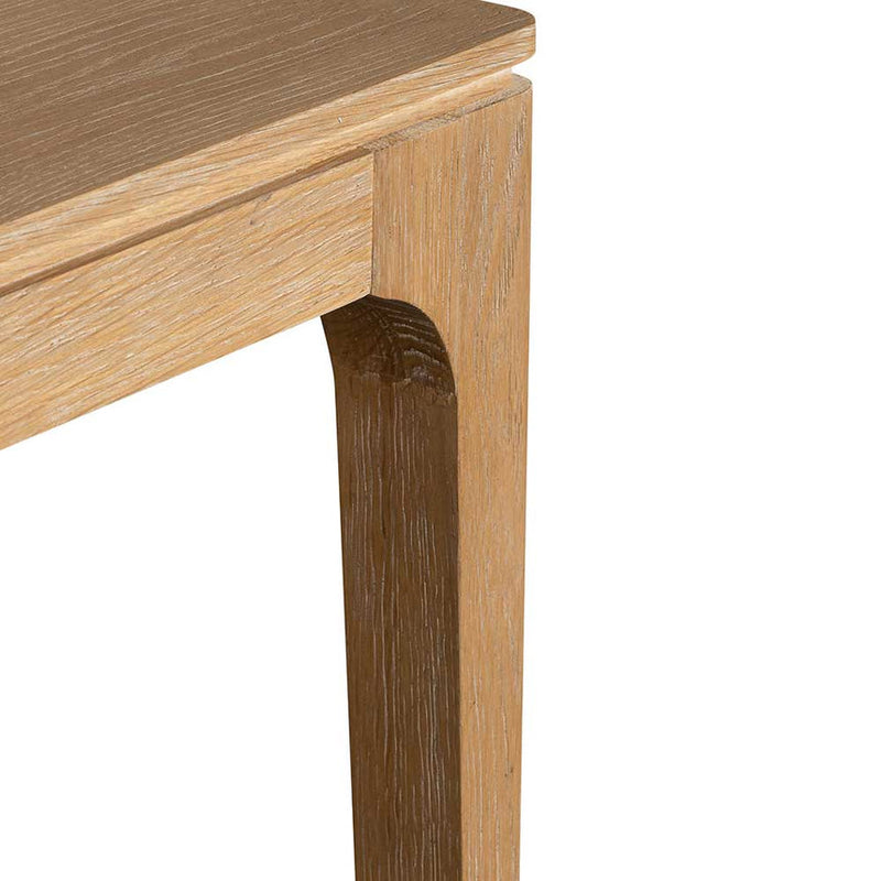 1.4m Oak Console Table - Natural