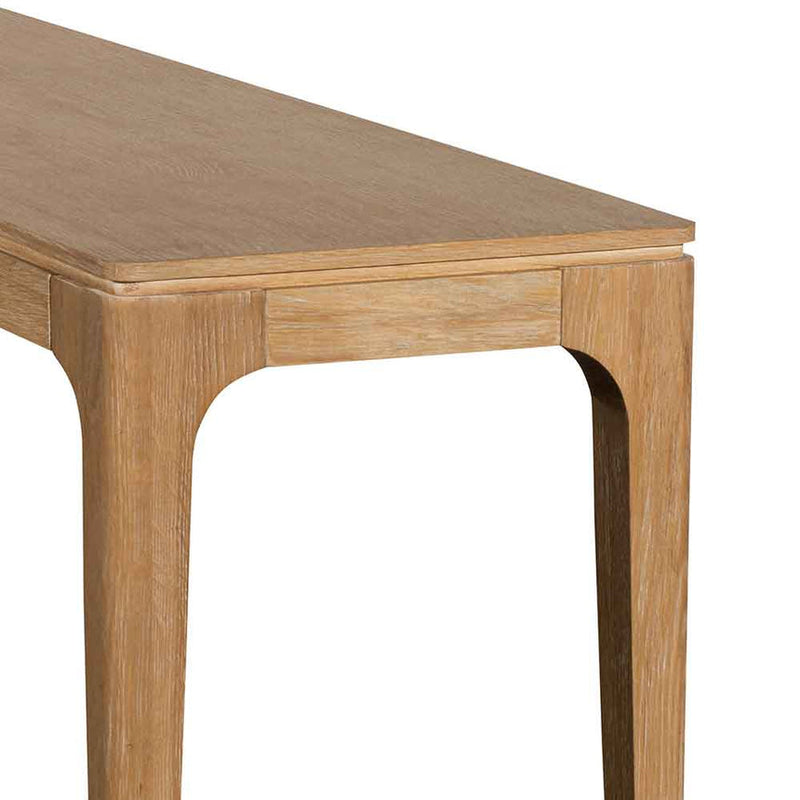 1.4m Oak Console Table - Natural