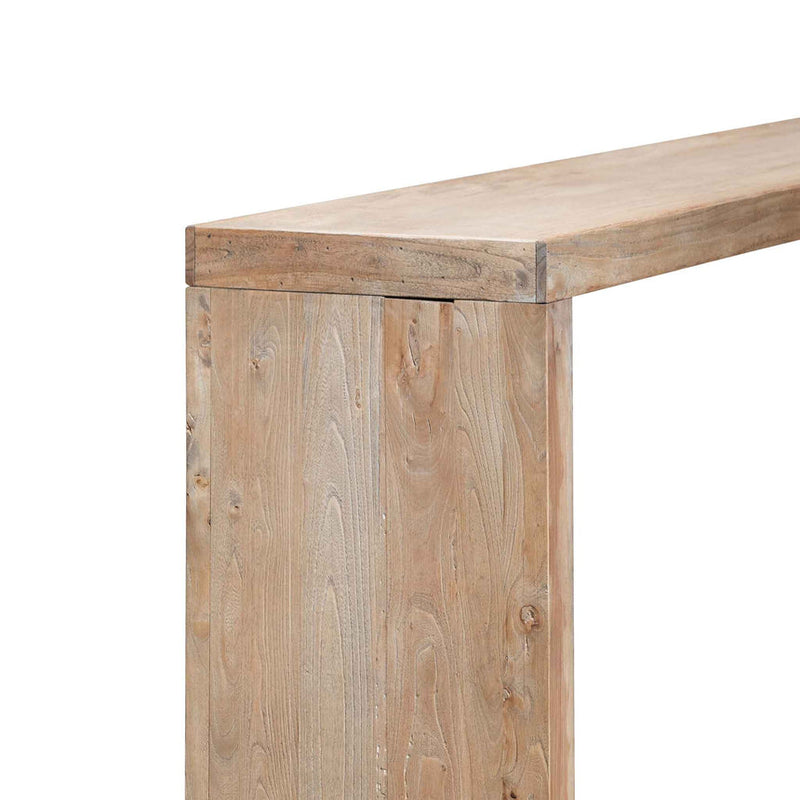 Reclaimed Console Table - Black