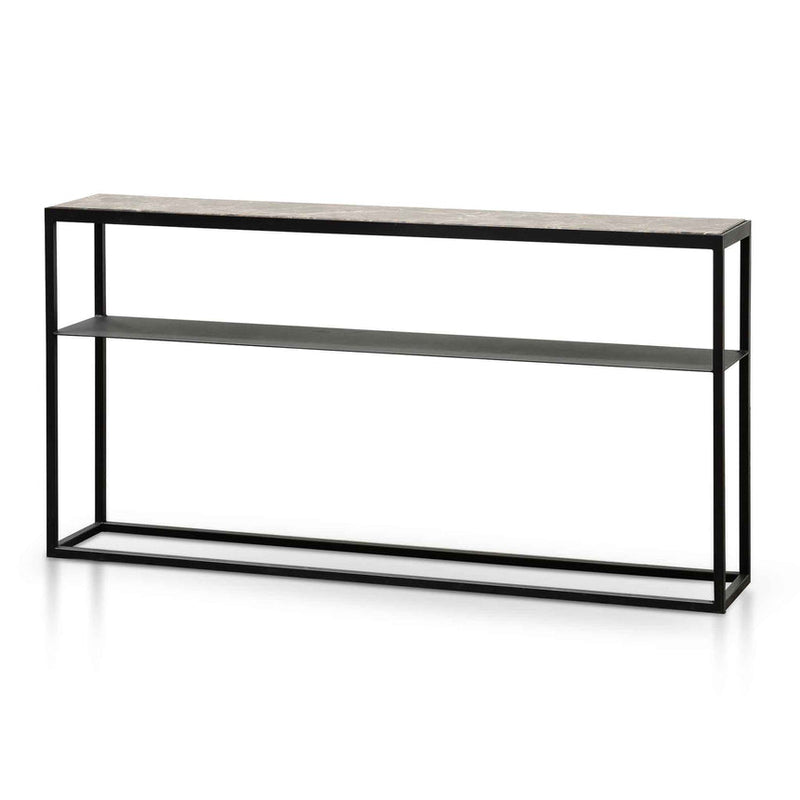 CDT6565-KS Marble Console Table - Black