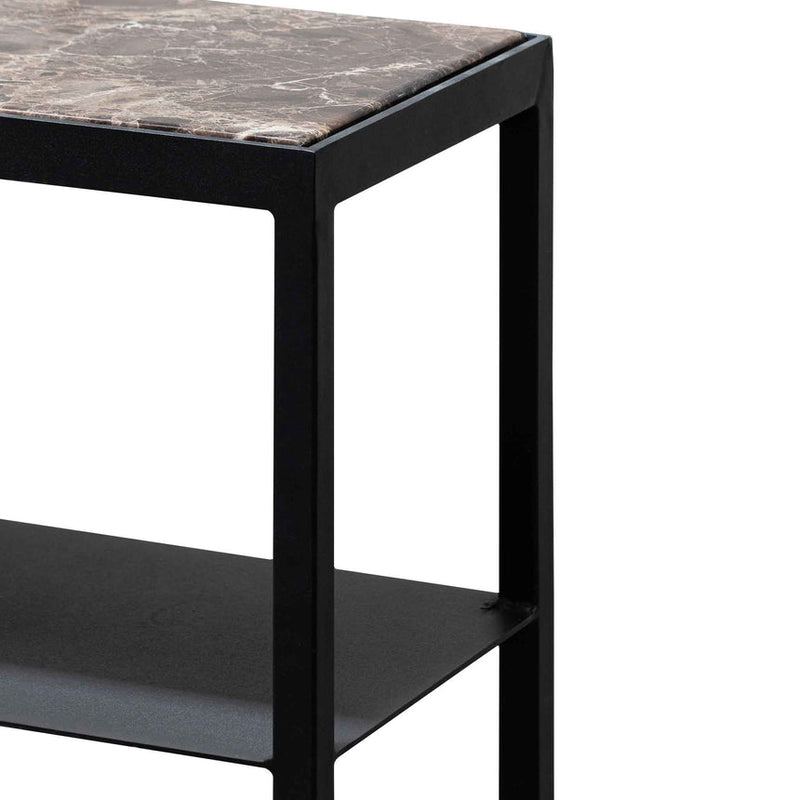 CDT6565-KS Marble Console Table - Black