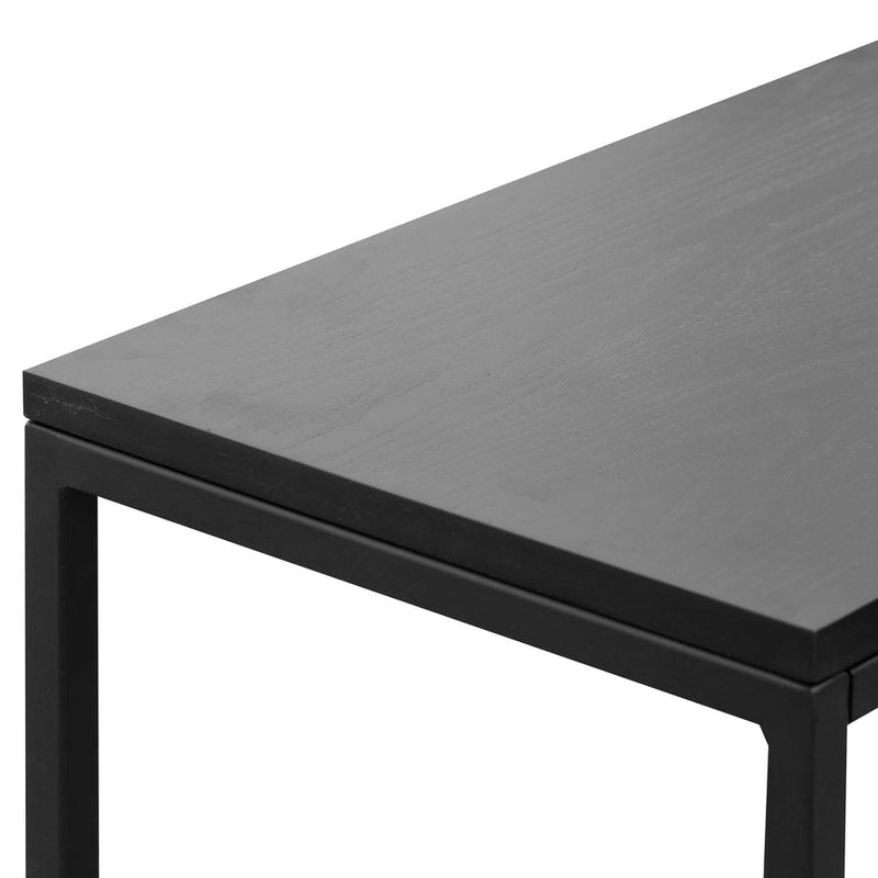 1.6m Console Table - Full Black