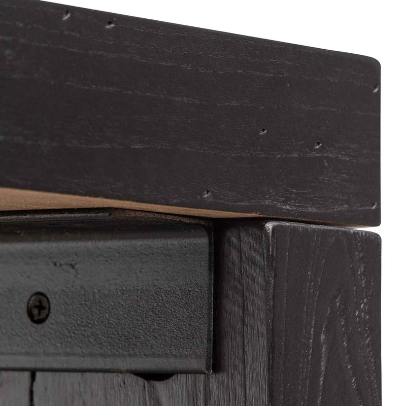 Reclaimed Console Table - Black