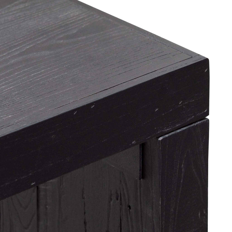 Reclaimed Console Table - Black