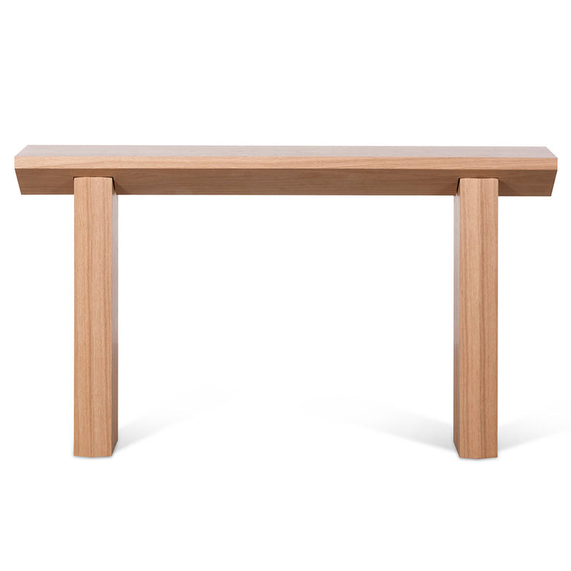 1.4m Oak Console Table - Natural