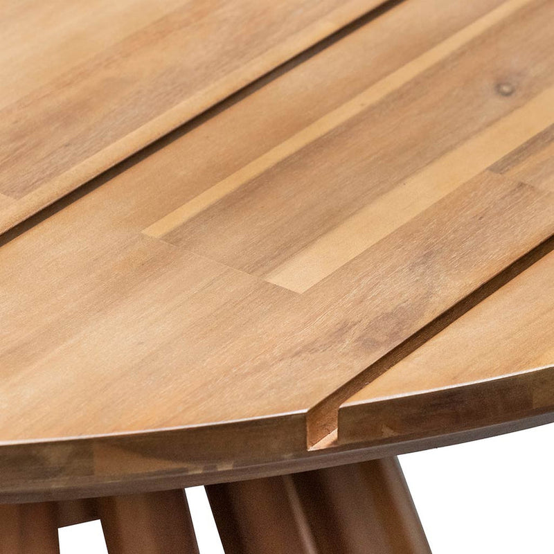 1.35m Round Dining Table - Natural Light