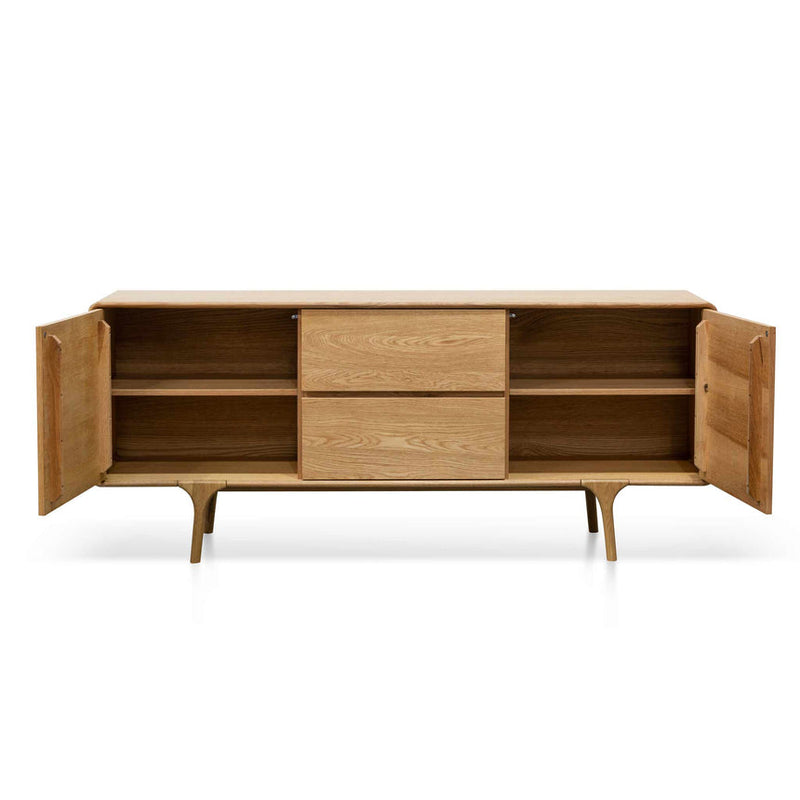 1.8m Natural Oak Sideboard