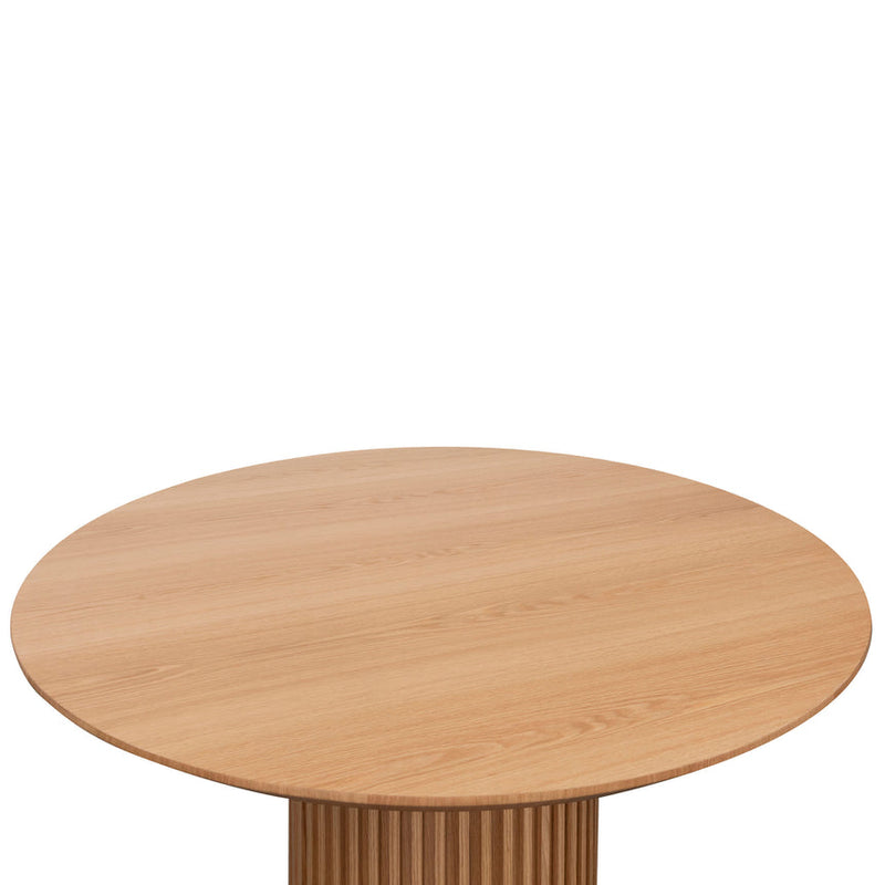 1.5m Wooden Round Dining Table - Black